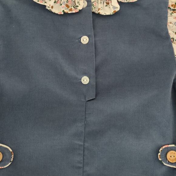 Little English Greenwich Jumper Set - Brownfield Floral girls size 5 NEW WT - Picture 7 of 7